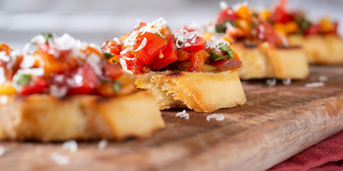 Cooking with Chef Kyle: Bruschetta + Beyond, 29 August | Event in Chester | AllEvents