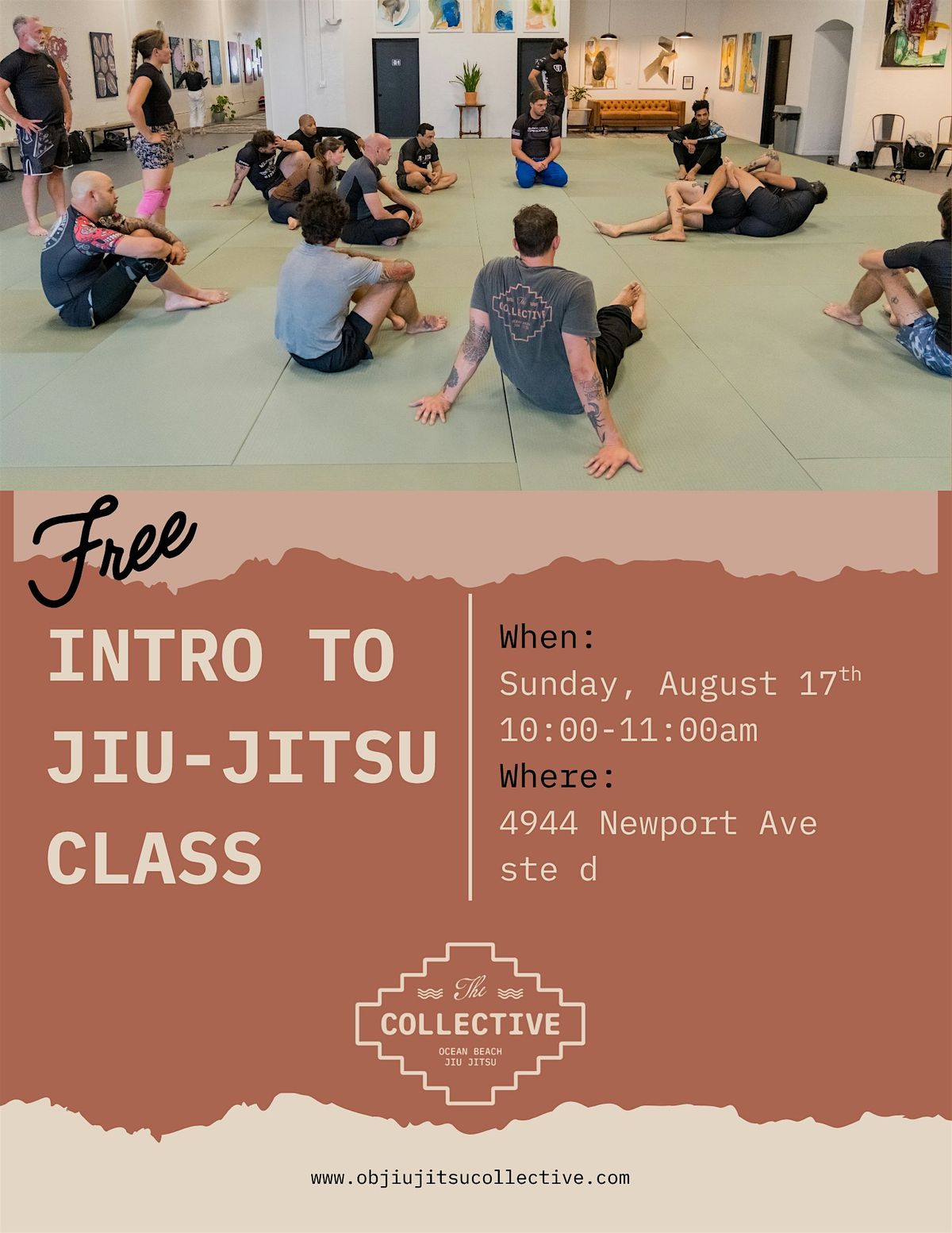 Free Intro to Jiu-Jitsu Class, 17 August | Event in San Diego | AllEvents