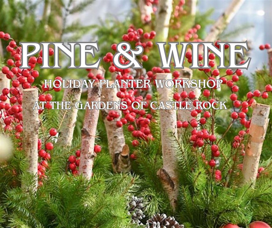 Wine & Pine - Holiday Planter Workshop, 22 November | Event in Northfield | AllEvents