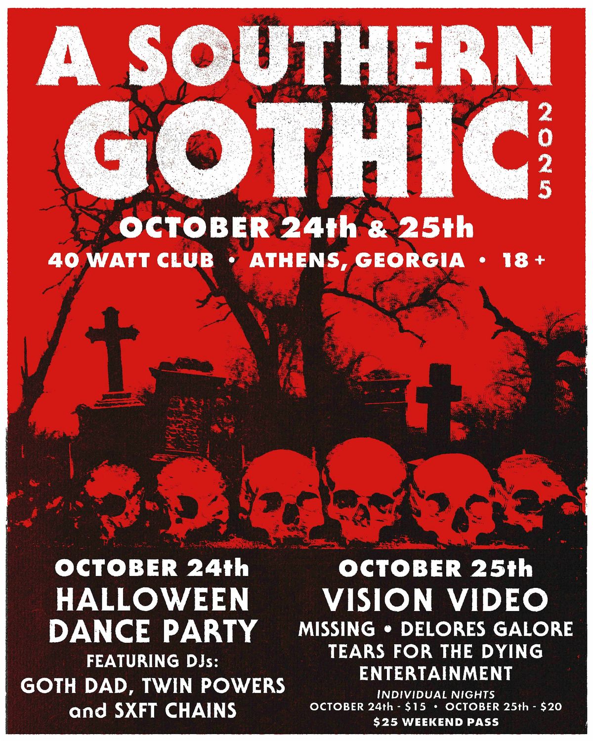 Halloween Dance Party. - GOTH DAD  - TWIN POWERS and SXFT CHAINS, 24 October | Event in Athens | AllEvents