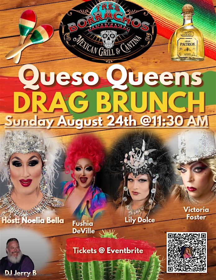 Lipgloss & Lashes Drag Brunch presents Queso Queens!, 24 August | Event in Newport News | AllEvents