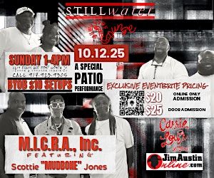 Stillwater Lounge presents M.I.C.R.A Inc., feat. Scottie "Mudbone" Jones | Event in Fort Worth | AllEvents