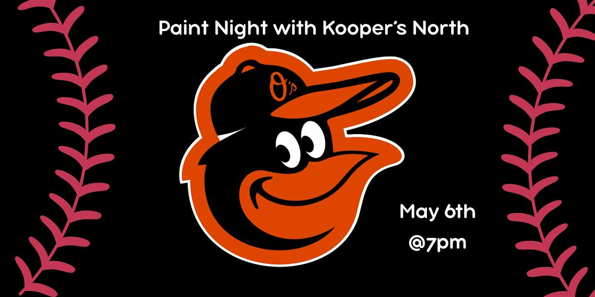 Orioles Paint Night at Kooper’s North, 6 May | Event in Timonium | AllEvents