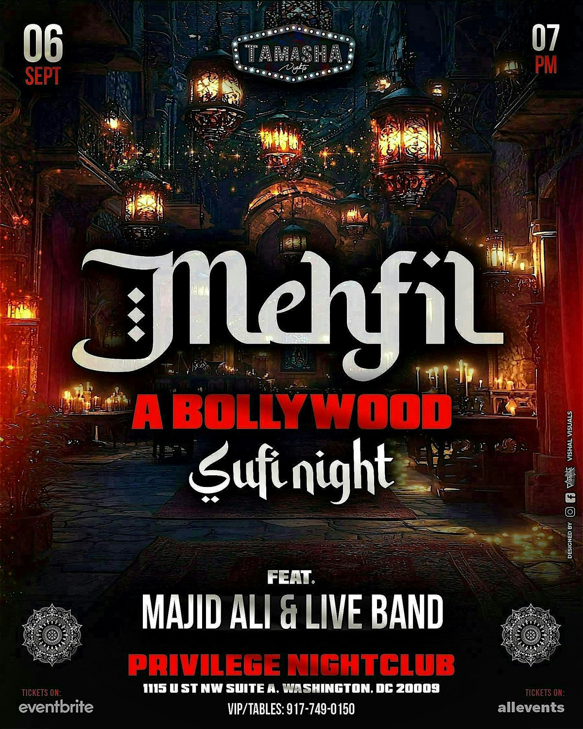 D.C. MEHFIL- LIVE BOLLYWOOD SUFI FT. MAJID ALI @PRIVILEGE NIGHTCLUB
