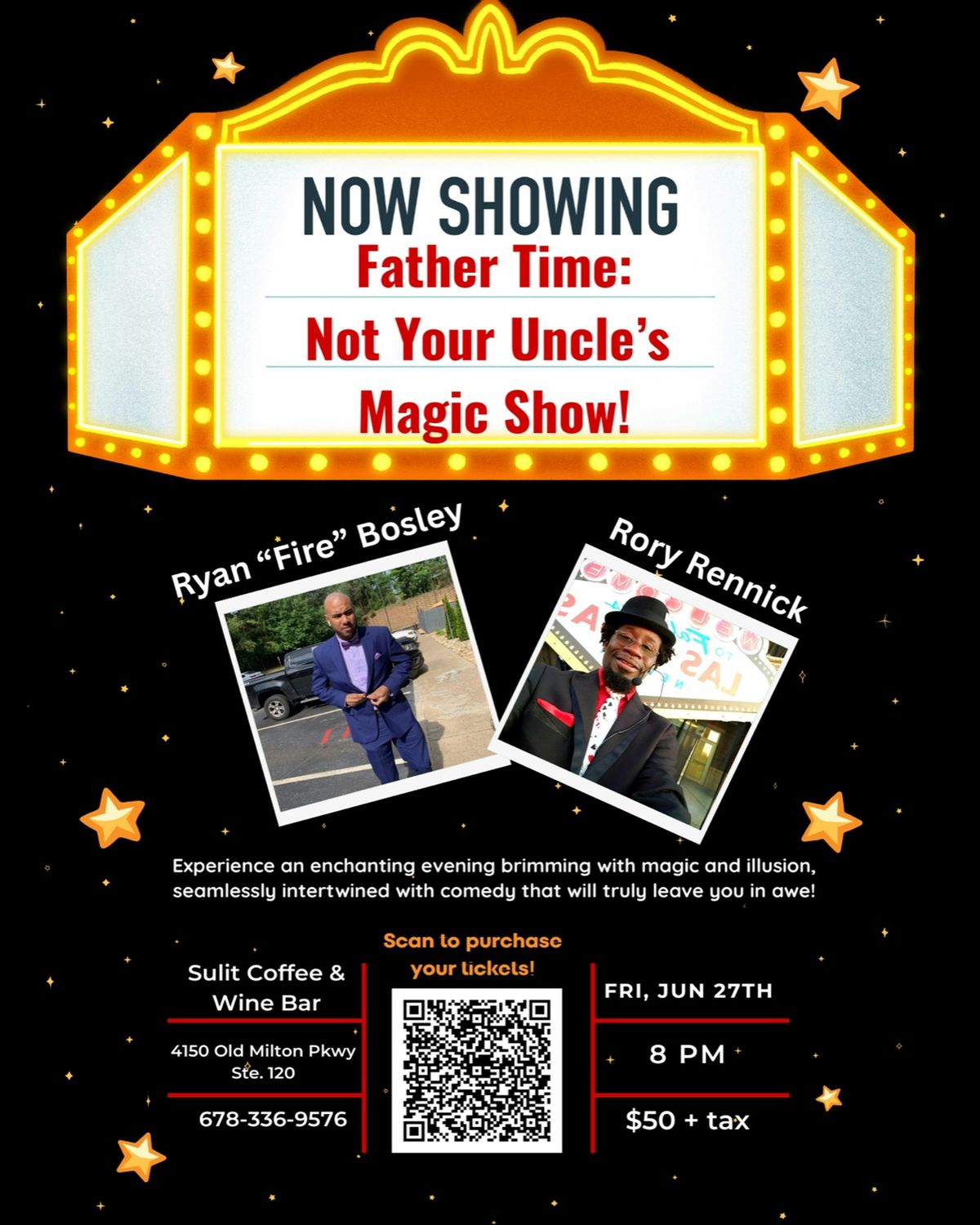 Father Time: This is Not Your Uncle’s Magic Show!, 27 June | Event in Alpharetta | AllEvents