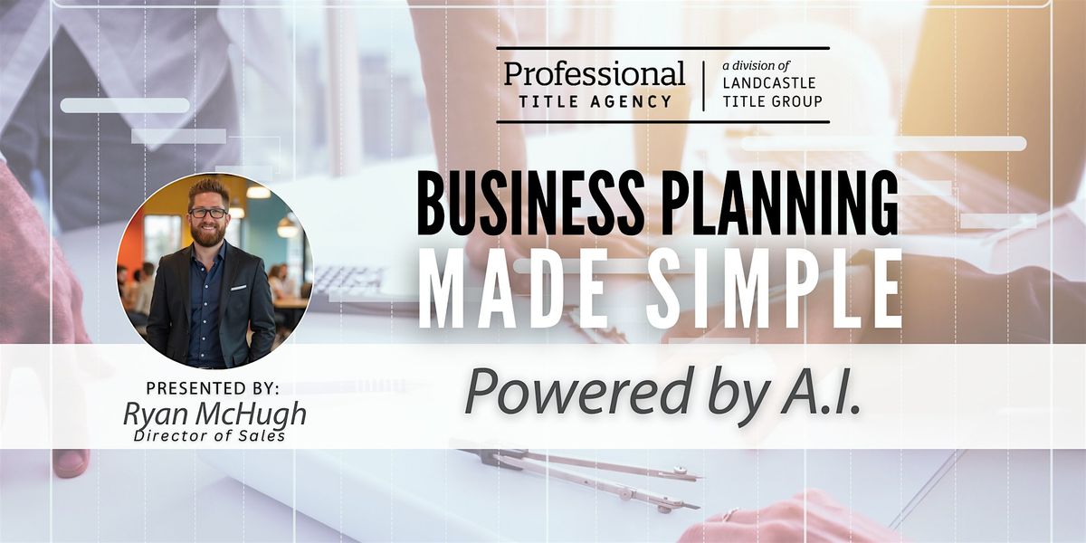 Business Planning Made Simple : Powered by A.I., 18 November | Event in Bunnell | AllEvents