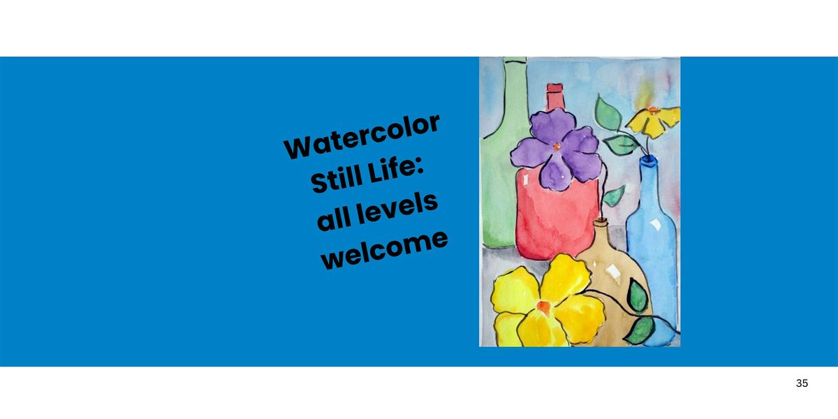 Watercolor Still Life: All Levels Welcome., 30 August | Event in Flagler Beach | AllEvents