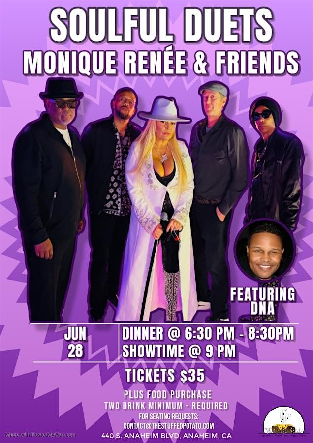 Monique Renee & Friends Soulful Duets  featuring DNA, 28 June | Event in Anaheim | AllEvents