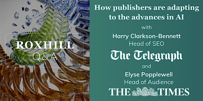 Q&A: How publishers are adapting to the advances in AI, 27 November | Event in London | AllEvents