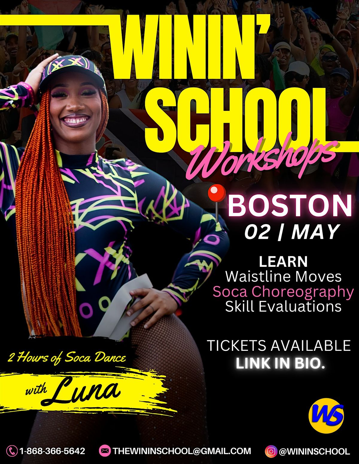 WININ' SCHOOL - BOSTON, 2 May | Event in Boston | AllEvents
