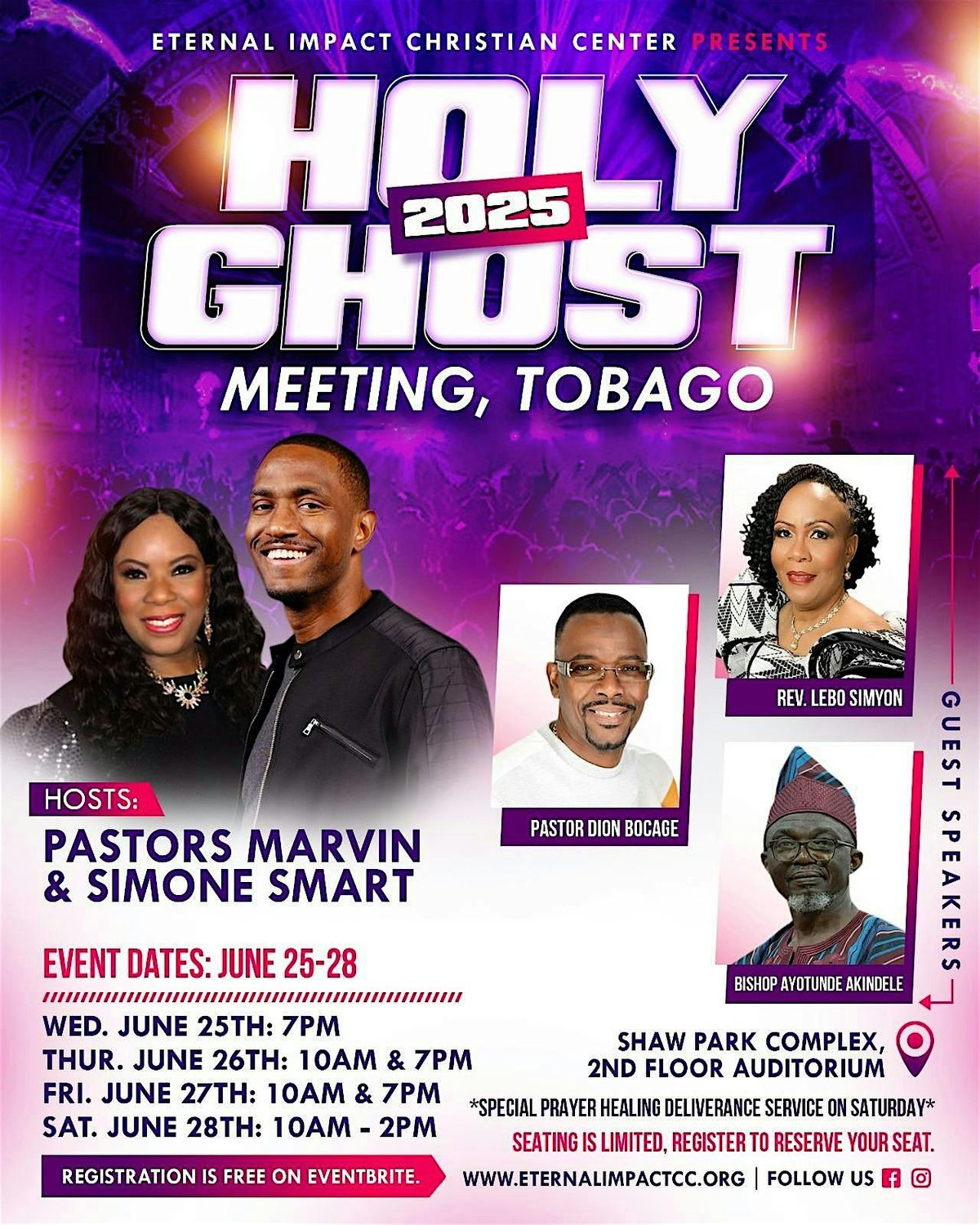 2025 Tobago Holy Ghost Meeting, 25 June | Event in Scarborough | AllEvents