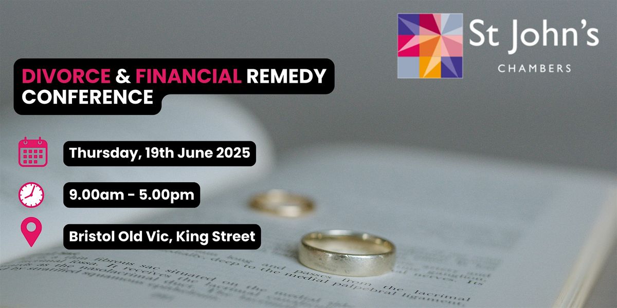 Divorce & Financial Remedy Conference, 19 June | Event in Bristol | AllEvents