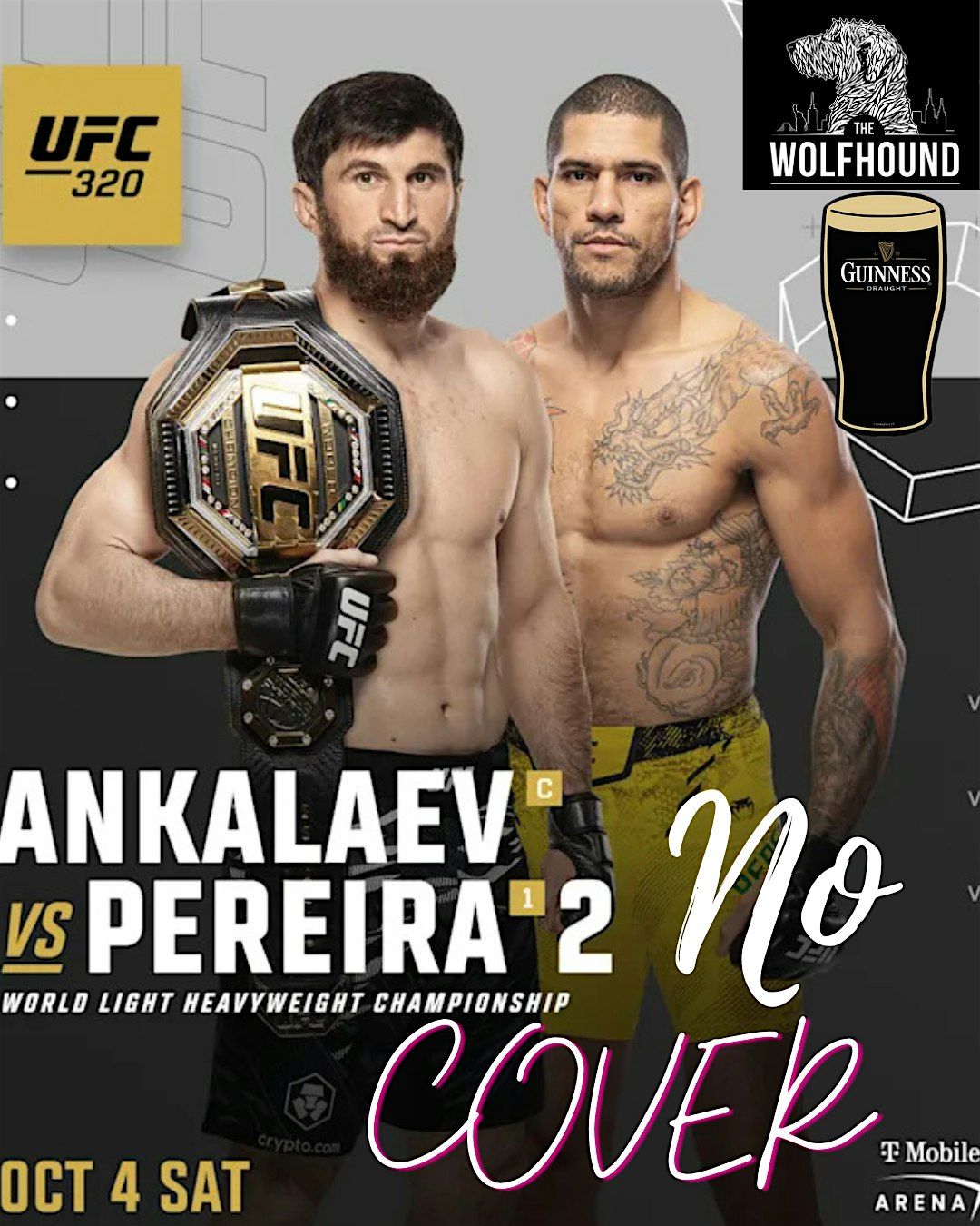 UFC 320 Live at the Wolfhound, 4 October | Event in Queens | AllEvents