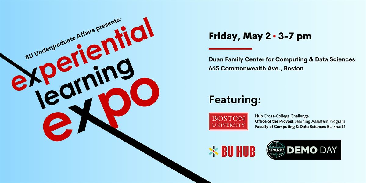Experiential Learning Expo, 2 May | Event in Boston | AllEvents