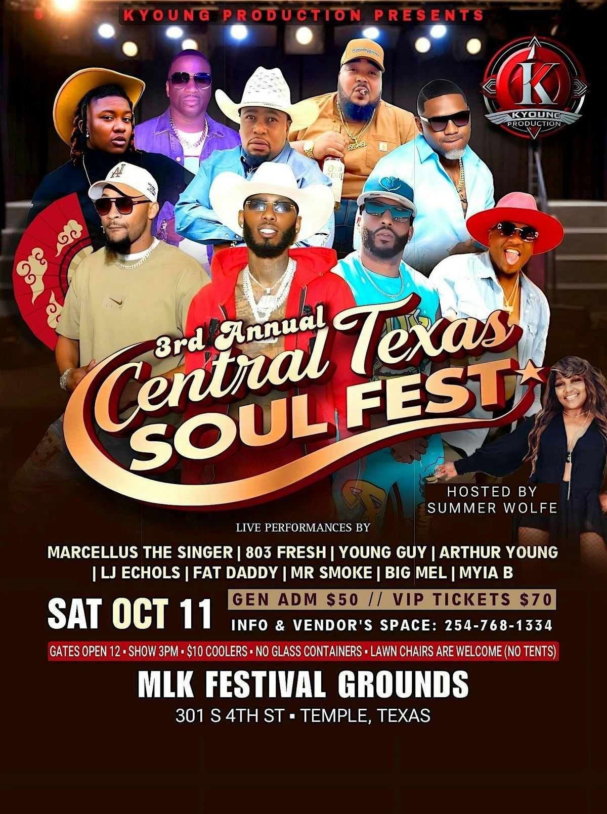 CENTRAL TX SOUL FEST 2025, 11 October | Event in Temple | AllEvents