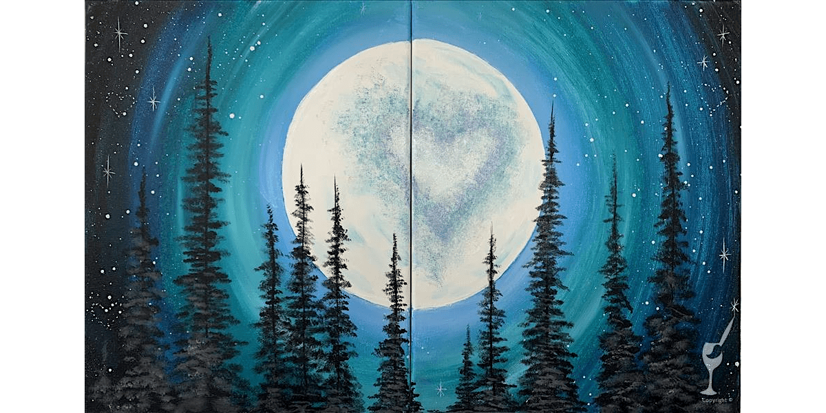 Lover's Moon - Paint and Sip in San Antonio | Classpop!™, 1 November | Event in San Antonio | AllEvents