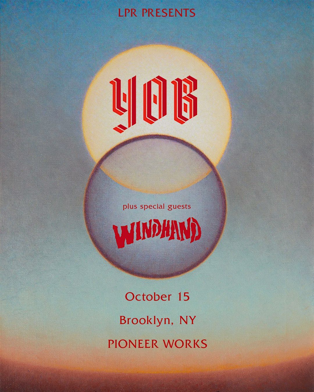 YOB with Windhand, 15 October | Event in Brooklyn | AllEvents