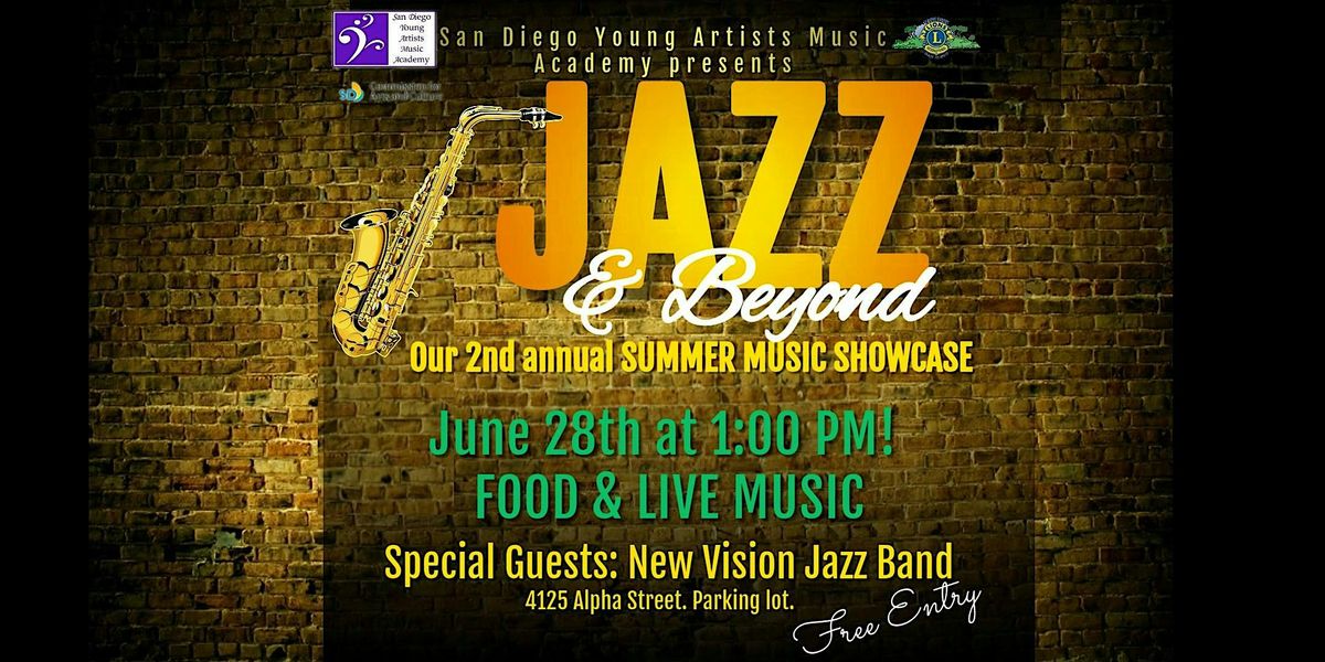 Jazz and Beyond: Our 2nd Annual Summer Music Showcase (everyone welcome), 28 June | Event in San Diego | AllEvents