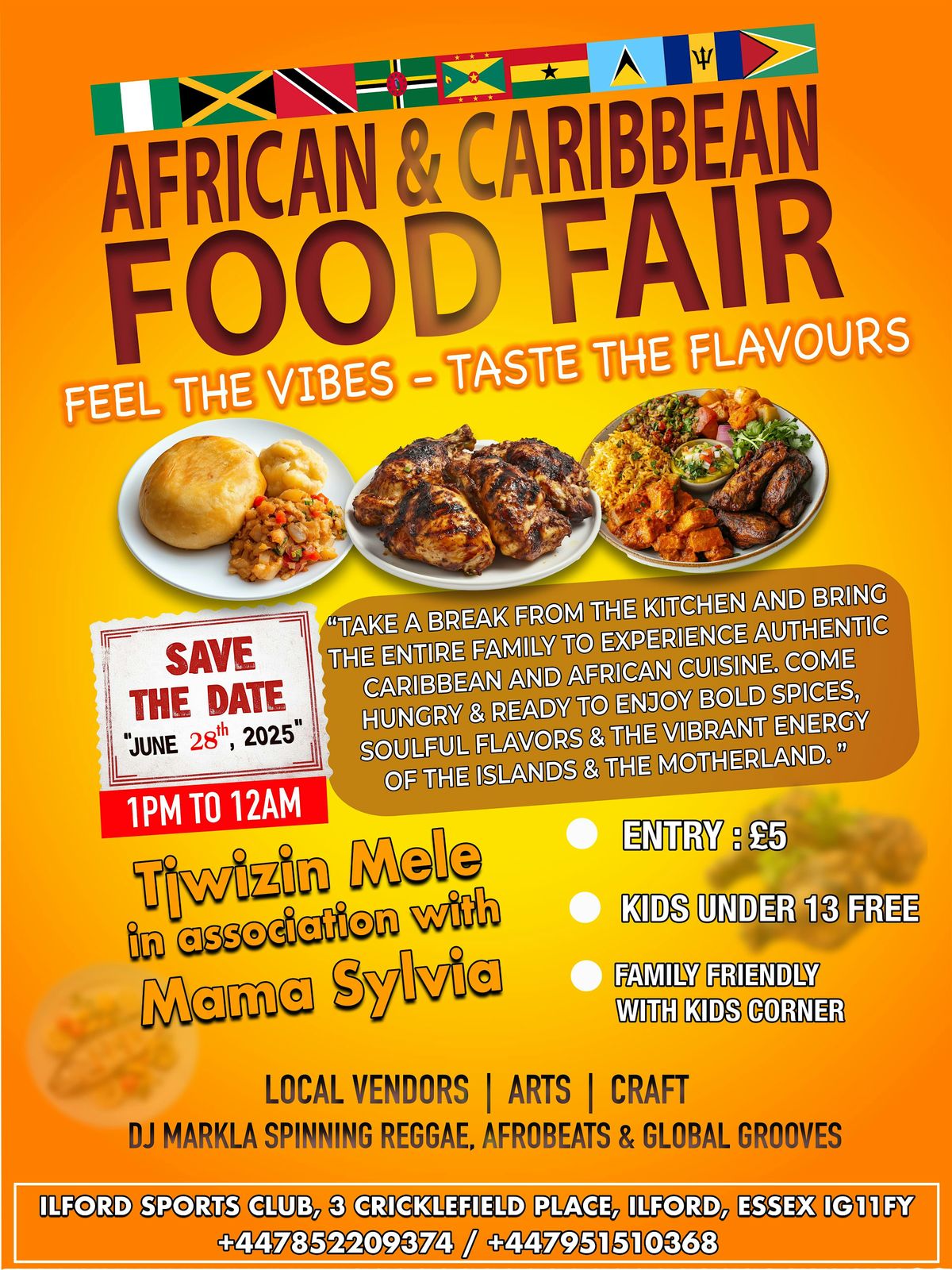 AFRICAN AND CARIBBEAN FOOD FAIR, 28 June | Event in Ilford | AllEvents