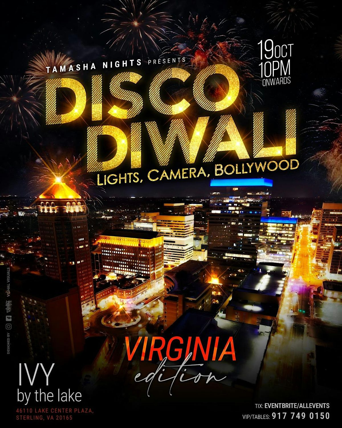 VIRGINIA DISCO DIWALI BOLLYWOOD PARTY @IVY BY THE LAKE, 19 October | Event in Sterling | AllEvents
