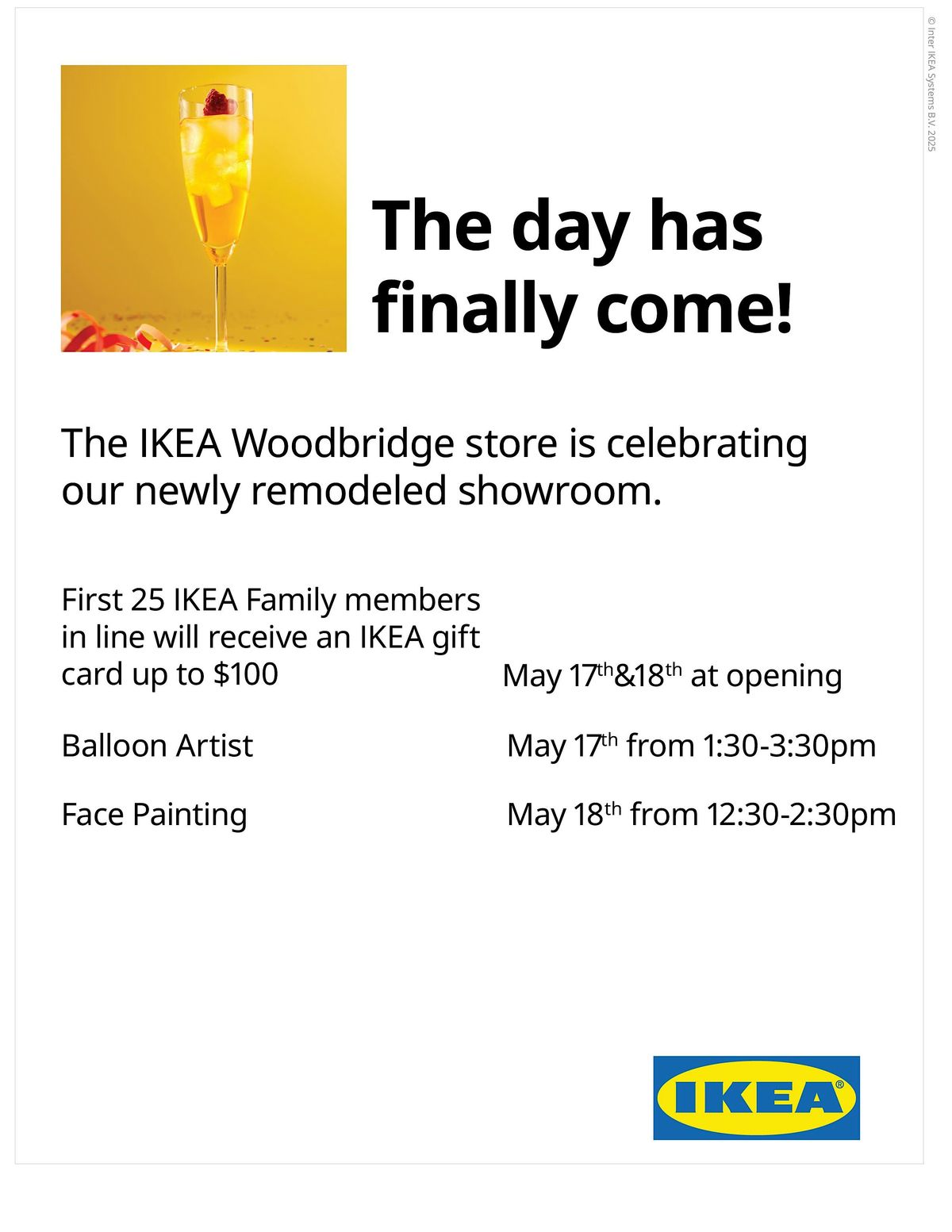 IKEA Showroom Celebration, 17 May | Event in Woodbridge | AllEvents