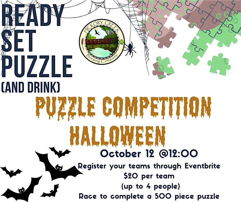 Puzzle Competition-Halloween Edition, 12 October | Event in New Lenox | AllEvents