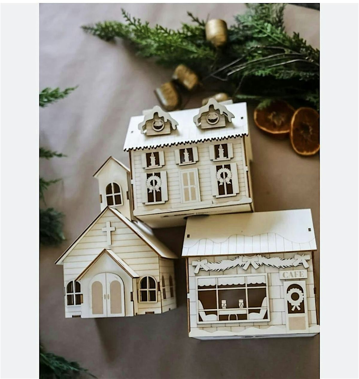 Sip & Paint : Wooden Gingerbread House Party, 9 December | Event in Charlotte | AllEvents