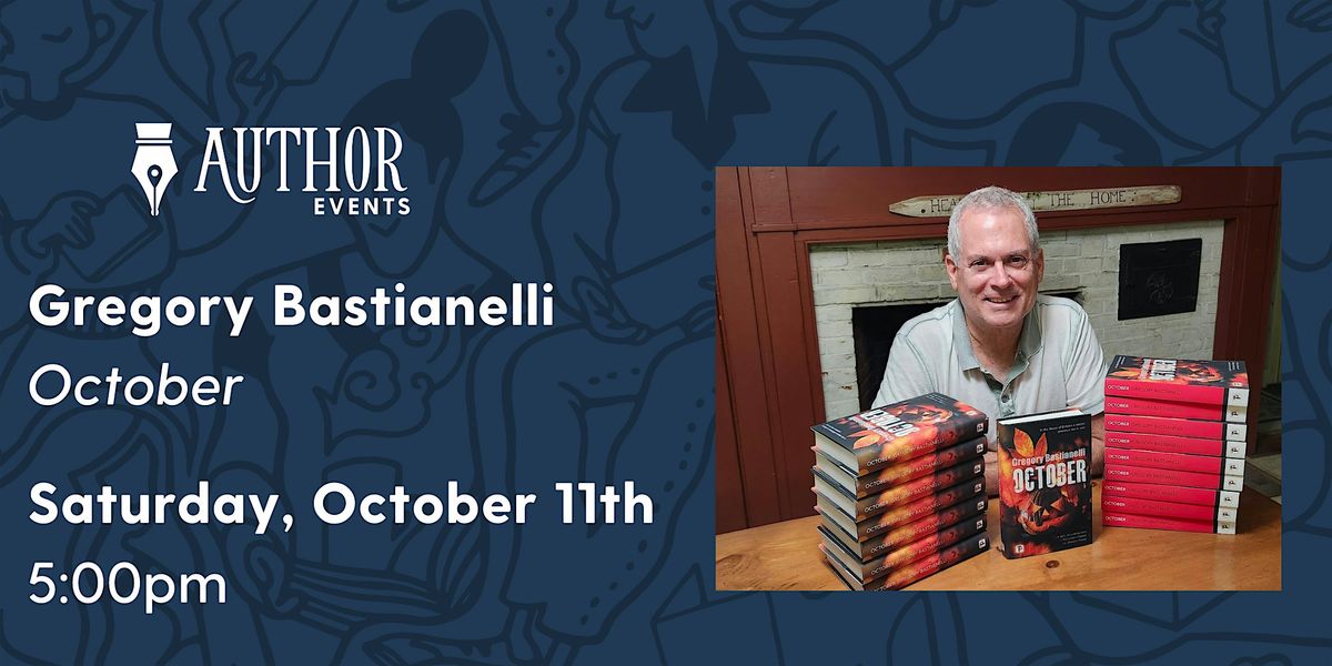 Spooky Author Tabling with Gregory Bastianelli, 11 October | Event in Manchester | AllEvents