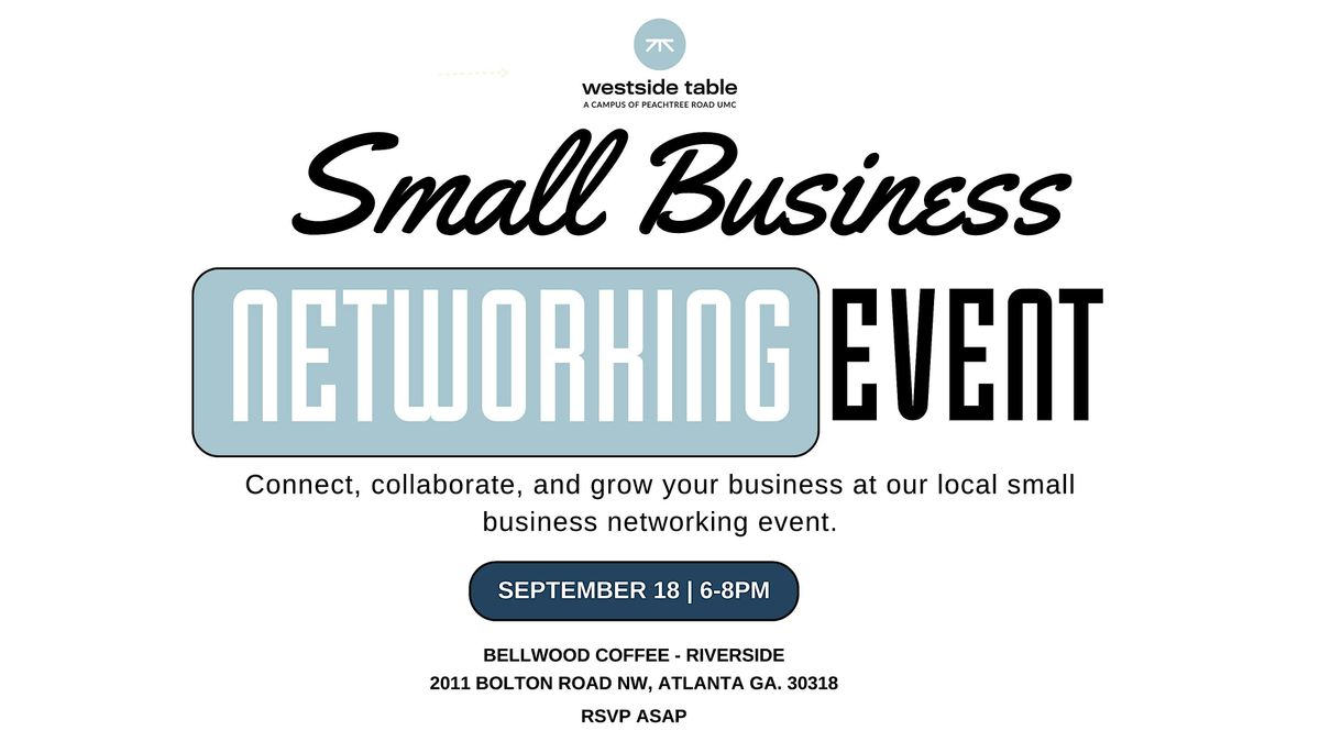 Small Business Networking Event, 18 September | Event in Atlanta | AllEvents