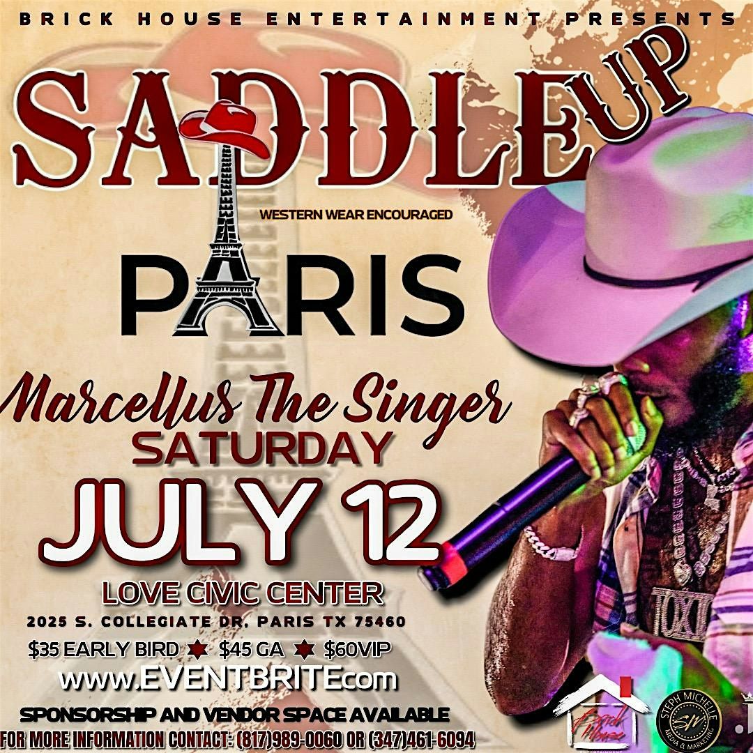Marcellus The Singer- Saddle Up Paris, 12 July | Event in Paris | AllEvents
