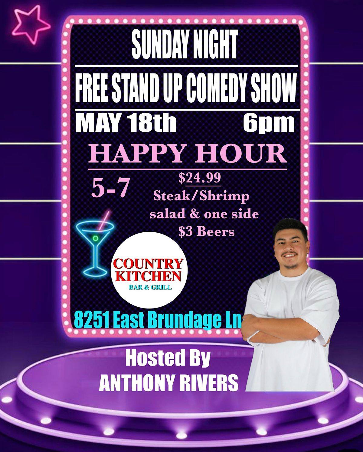 Free comedy show, 18 May | Event in Bakersfield | AllEvents