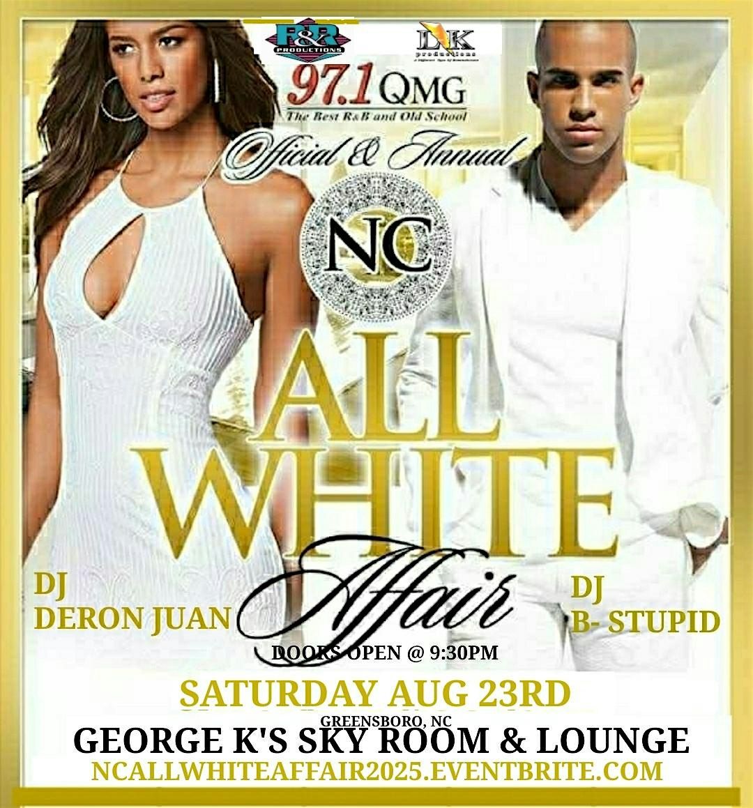 The Annual & Official NC All White Affair 2025, 23 August | Event in Greensboro | AllEvents