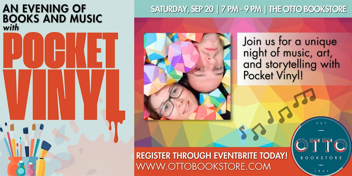 An Evening of Books and Music with Pocket Vinyl!, 20 September | Event in Williamsport | AllEvents