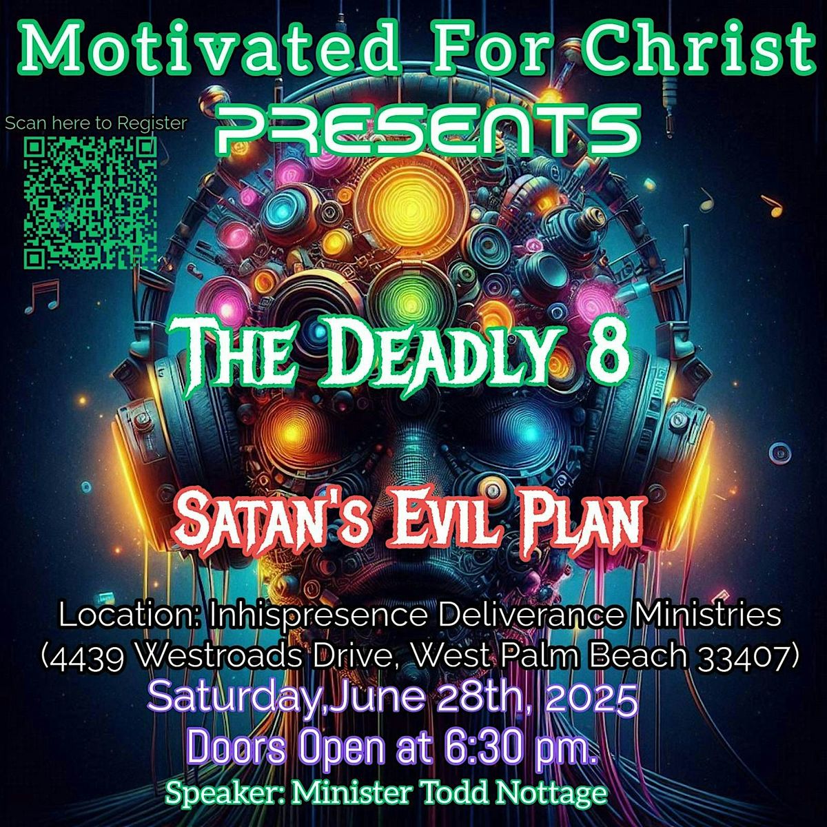 Motivated For Christ Presents: The Deadly 8 (Satans's Evil Plan) | Event in West Palm Beach | AllEvents