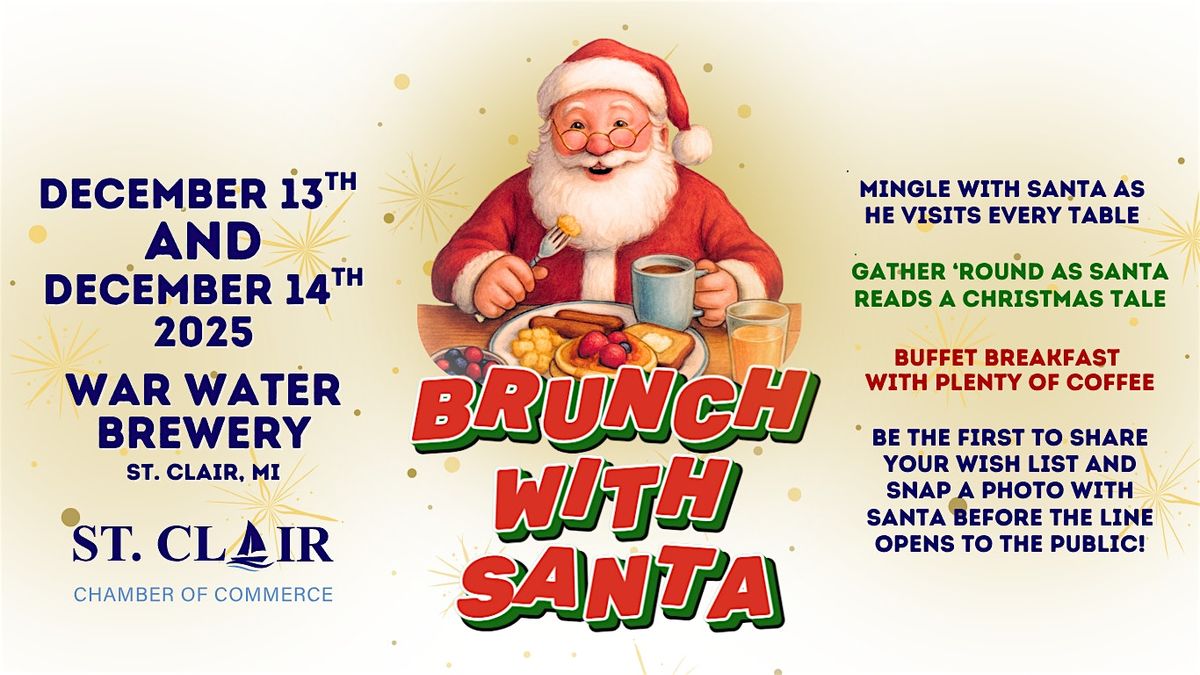 BRUNCH WITH SANTA 2025, 13 December | Event in Saint Clair | AllEvents