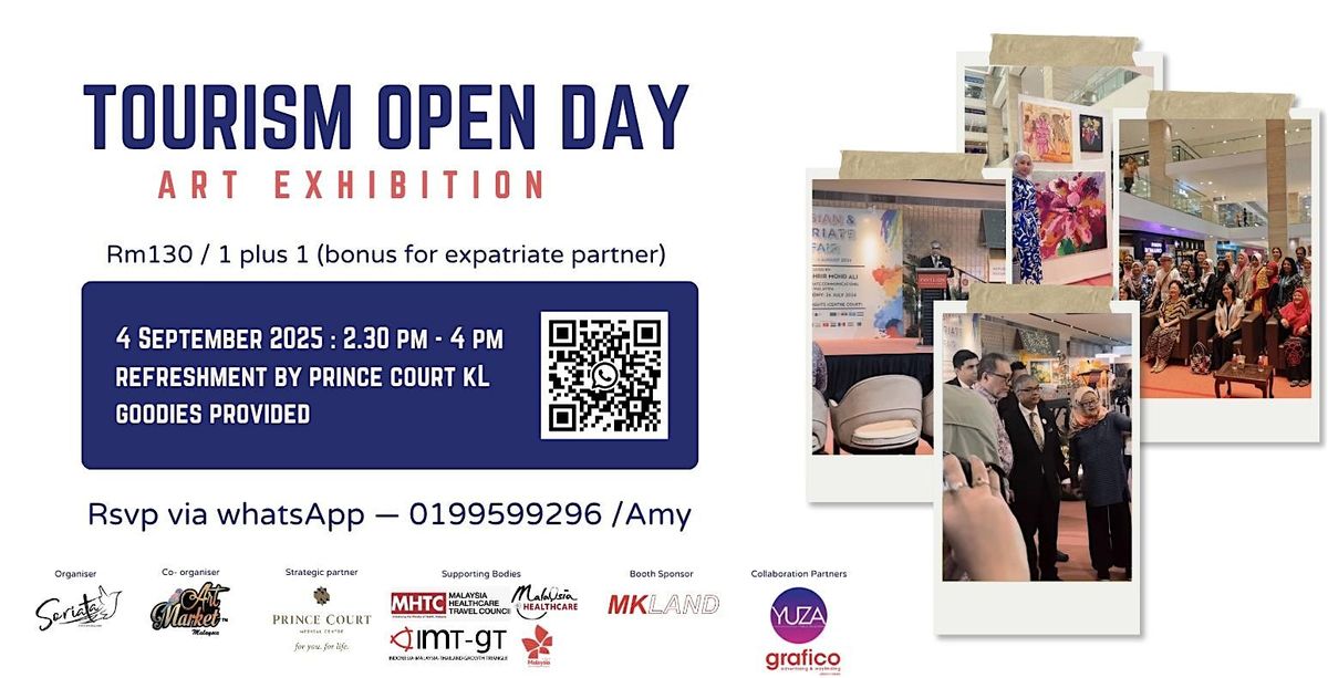 Tourism Opening Day: Art Exhibition & Strategic Business Networking, 4 September | Event in Kuala Lumpur