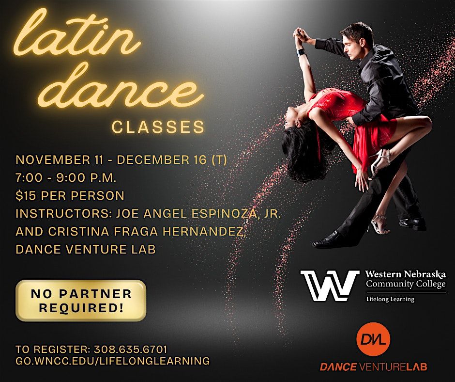 Latin Dance Class: 11/18, 18 November | Event in Scottsbluff | AllEvents