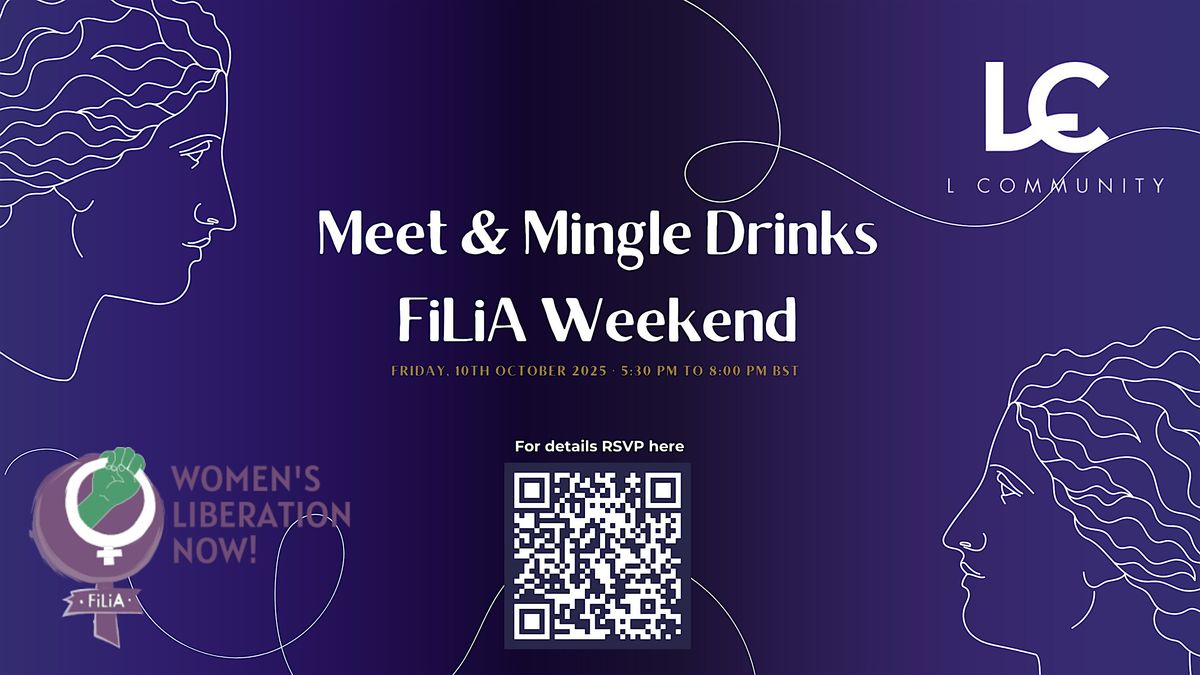 L Community Meet & Mingle Drinks – FiLiA Weekend (Brighton), 10 October | AllEvents