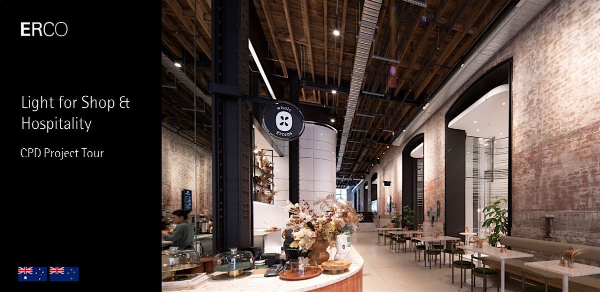 ERCO Light for Shop & Hospitality CPD Project Tour (1pt) - Sydney, 23 September | Event in Sydney | AllEvents