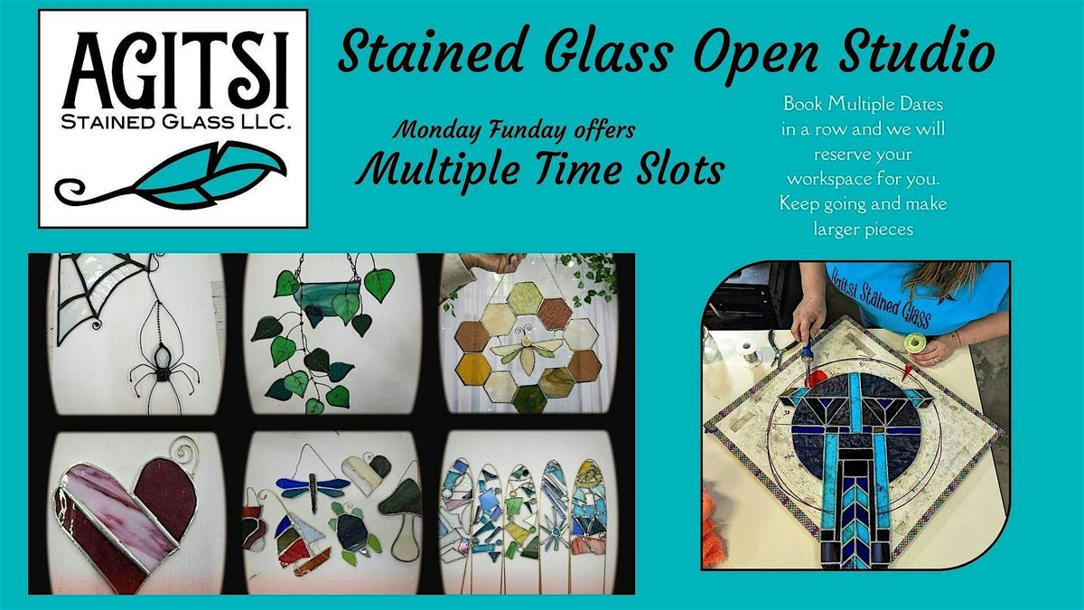 Stained Glass  2 , 3hr  Open Studio Class, 19 May | Event in Tulsa | AllEvents