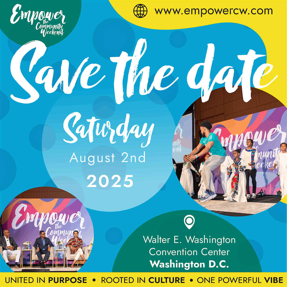 Empower the Community Weekend - ECW 2025, 2 August | Event in Washington | AllEvents
