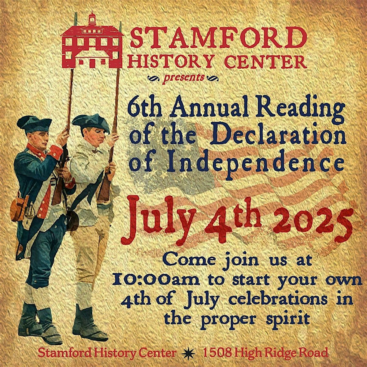 6th Annual Reading of the Declaration of Independence, 4 July | Event in Stamford | AllEvents