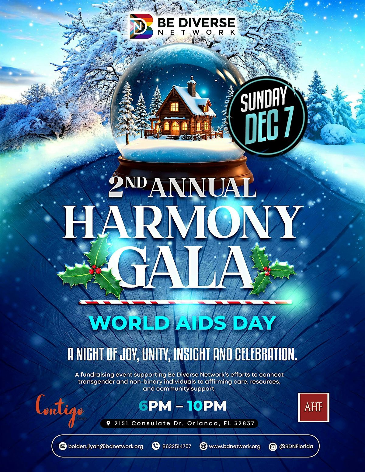 2nd Annual Harmony Gala, 7 December | Event in Orlando | AllEvents