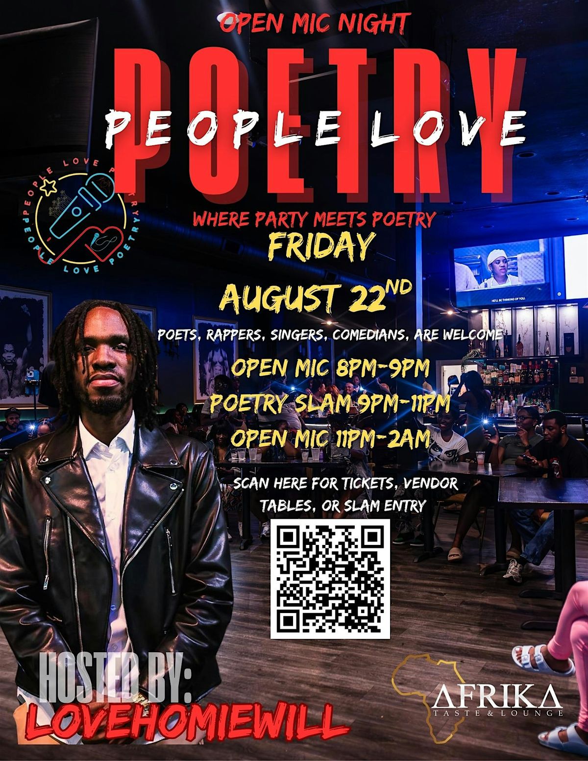 Not Gonna Lie, That Was Fire -Amateur Poetry Slam, 22 August | Event in South Euclid | AllEvents