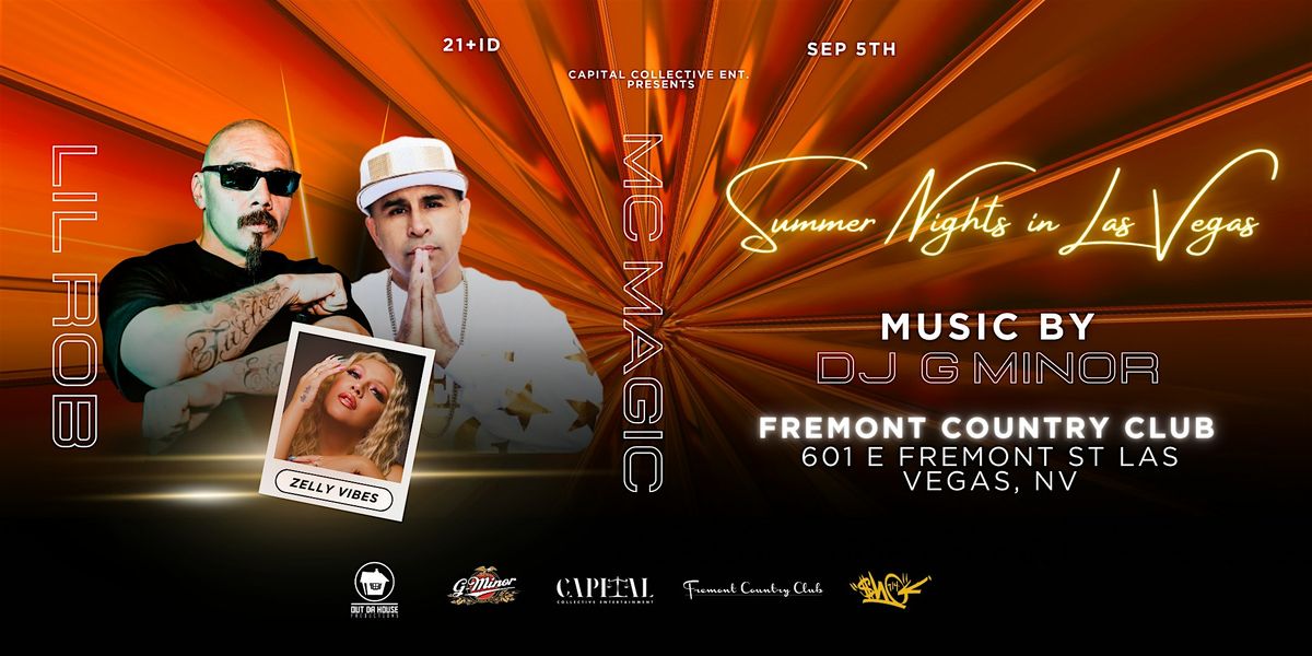 Summer Nights In Las Vegas with Lil Rob and MC Magic, 5 September | Event in Las Vegas | AllEvents