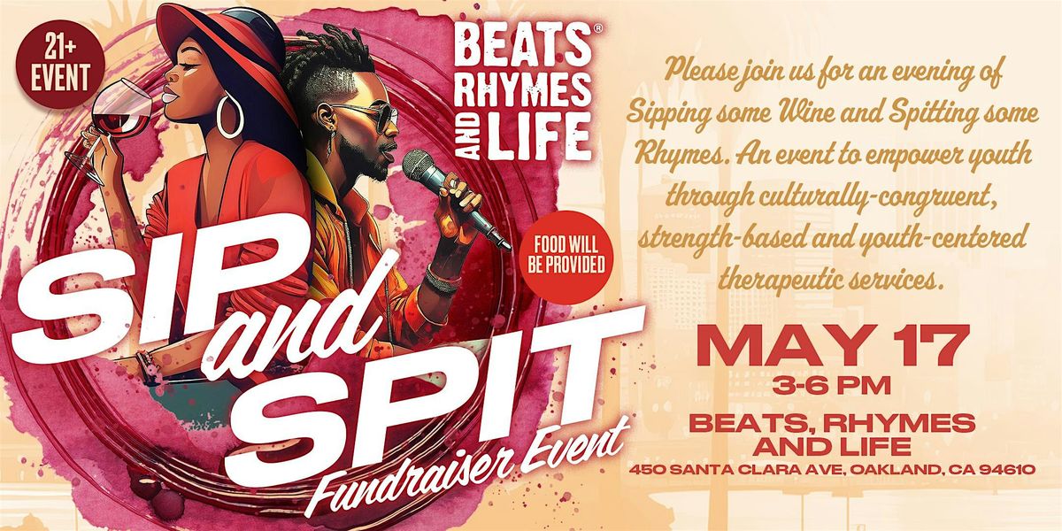 Sip and Spit, 17 May | Event in Oakland | AllEvents