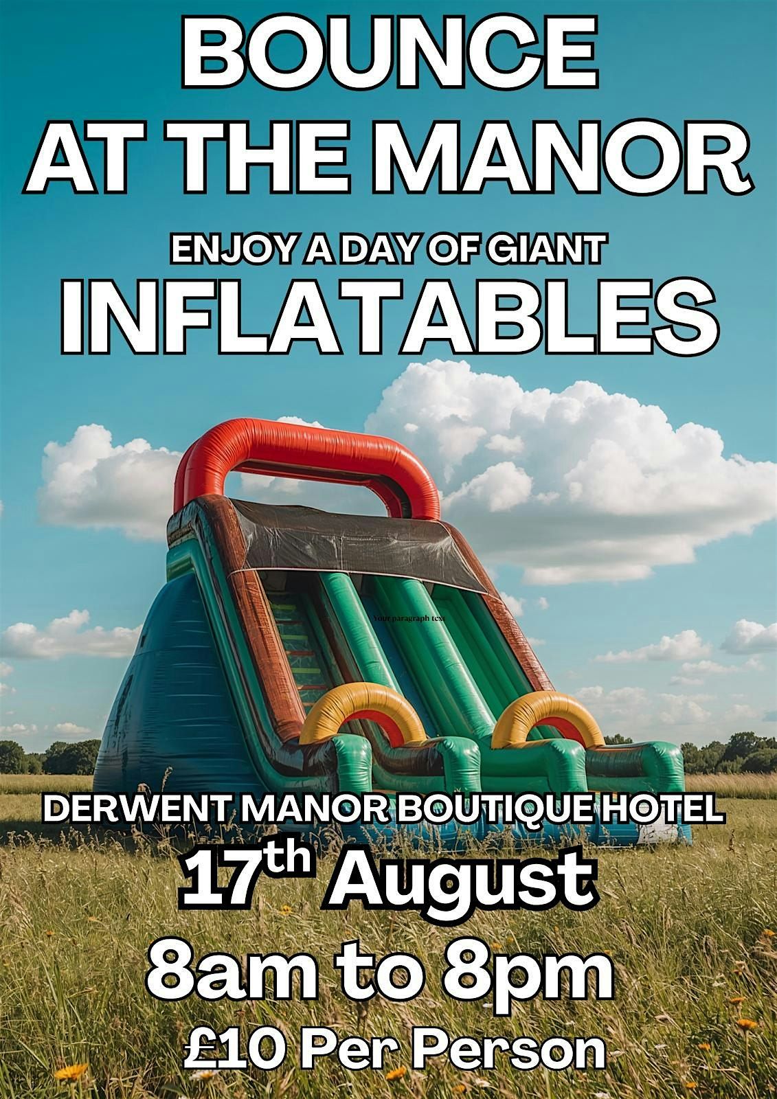 Bounce at The Manor, 13 September | Event in Allensford | AllEvents