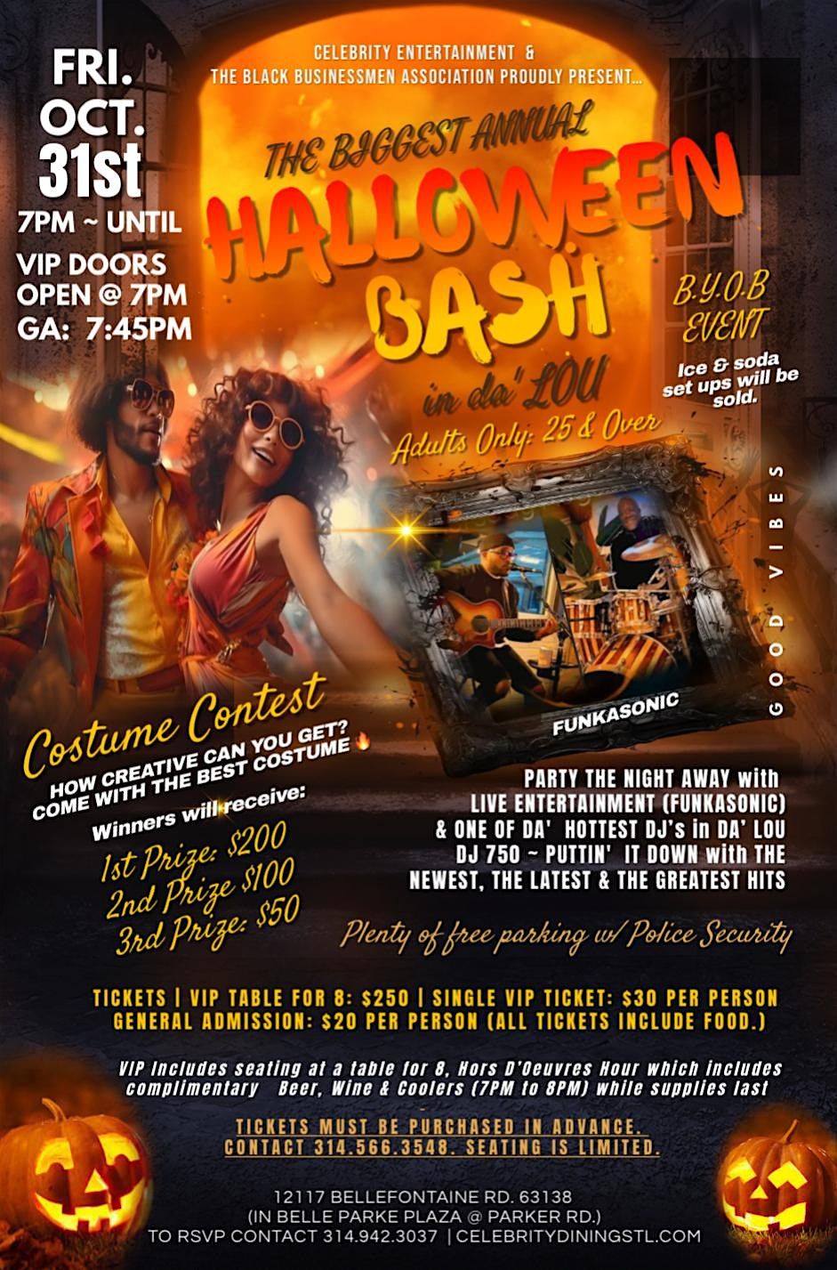 THE BIGGEST HALLOWEEN BASH IN DA’ LOU, 31 October | Event in St. Louis | AllEvents