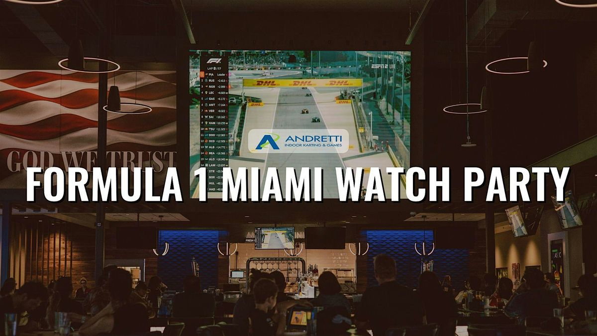Formula 1 Miami Watch Party, 4 May | Event in Fort Worth | AllEvents