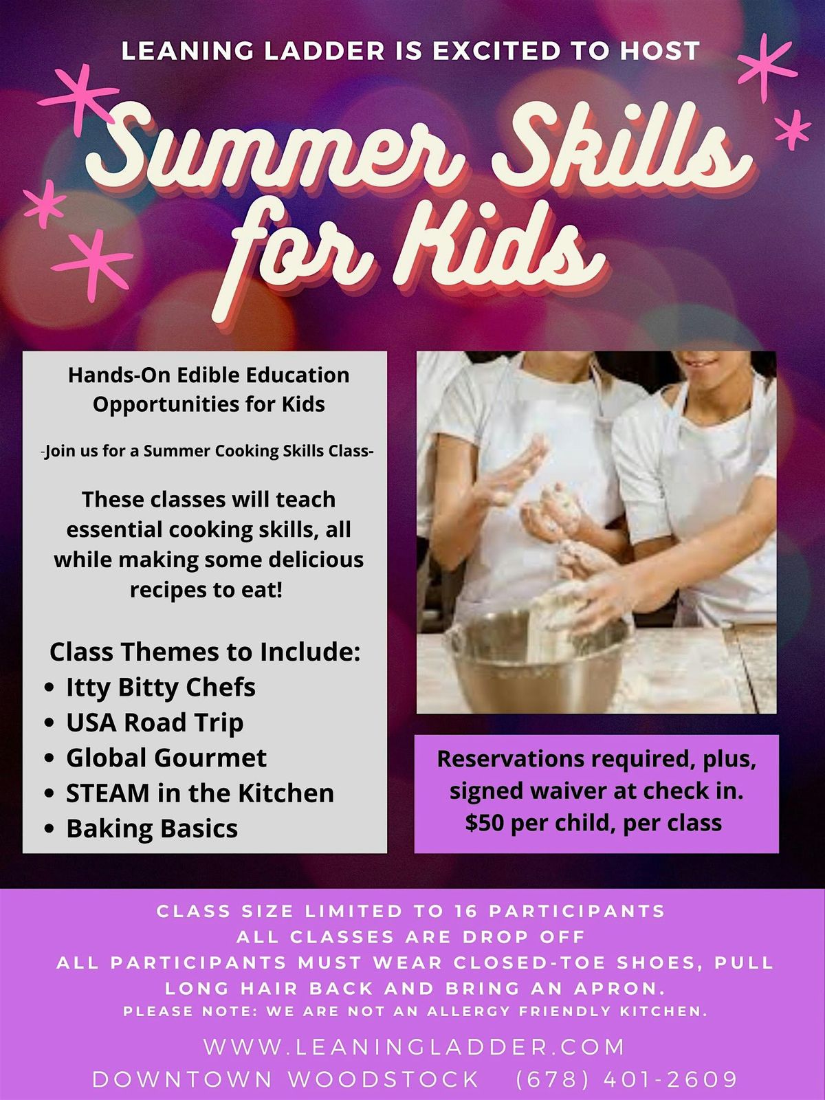Itty Bitty Chefs at our Summer Skills Class with Joanna Scott, 18 June | Event in Woodstock | AllEvents
